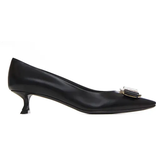 Elegant Heeled Shoes , female, Sizes: 2 1/2 UK, 4 1/2 UK, 5 1/2 UK, 5 UK, 3 1/2 UK, 4 UK - Salvatore Ferragamo - Modalova
