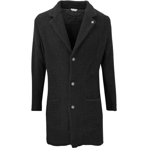 Cardigans, male, , Size: XL Stylish Cardigan Sweater for Men - Manuel Ritz - Modalova