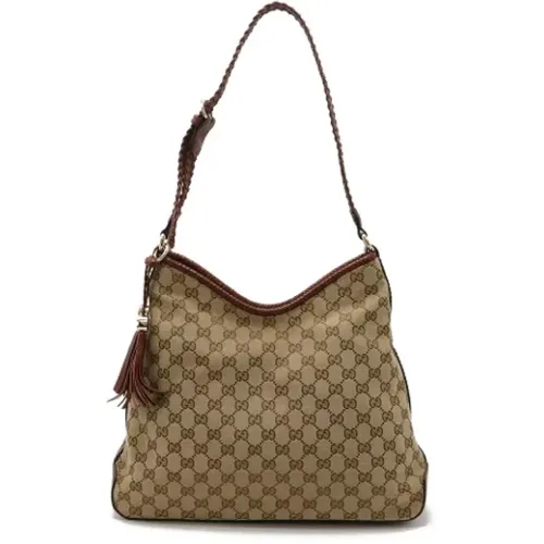 Pre-owned Shoulder Bags, female, , Size: ONE SIZE Pre-owned Canvas gucci-bags - Gucci Vintage - Modalova