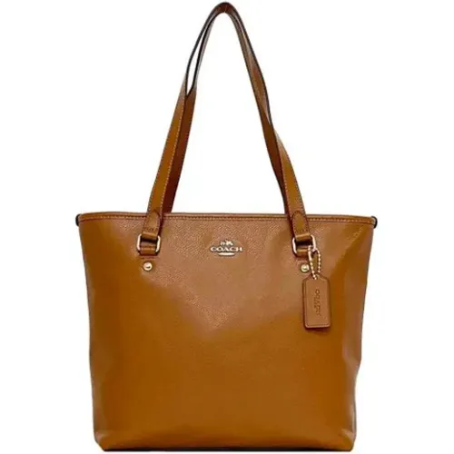 Pre-owned Tote Bags, female, , Size: ONE SIZE Pre-owned Leather shoulder-bags - Coach Pre-owned - Modalova