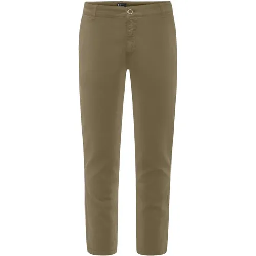 Chinos, male, , Size: W34 Stretch Cotton Slim Fit Chino Pants - BomBoogie - Modalova