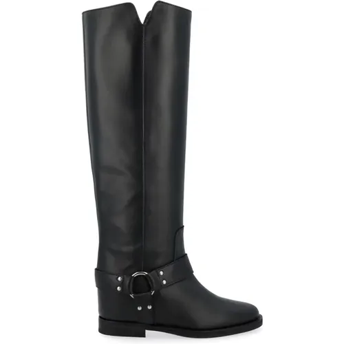 Internal Wedge Boot - , female, Sizes: 6 UK, 3 UK, 4 UK, 3 1/2 UK, 5 1/2 UK, 4 1/2 UK, 5 UK, 7 UK - Via Roma 15 - Modalova