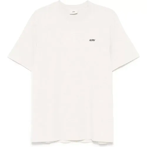T-Shirts, male, , Size: L Crew Neck Short Sleeve Shirt - Autry - Modalova