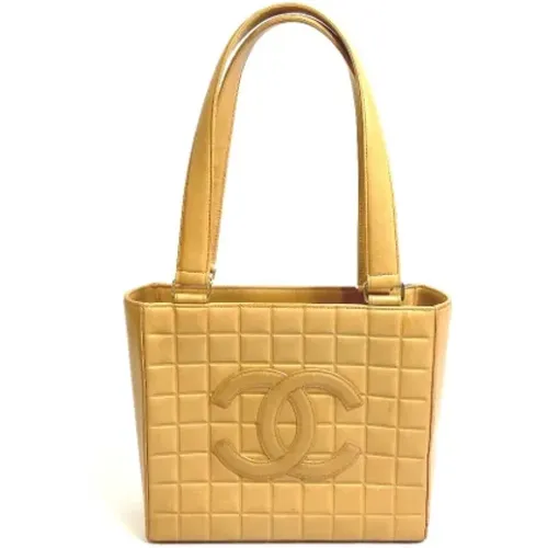 Pre-owned Tote Bags, female, , Size: ONE SIZE Pre-owned Leather chanel-bags - Chanel Vintage - Modalova