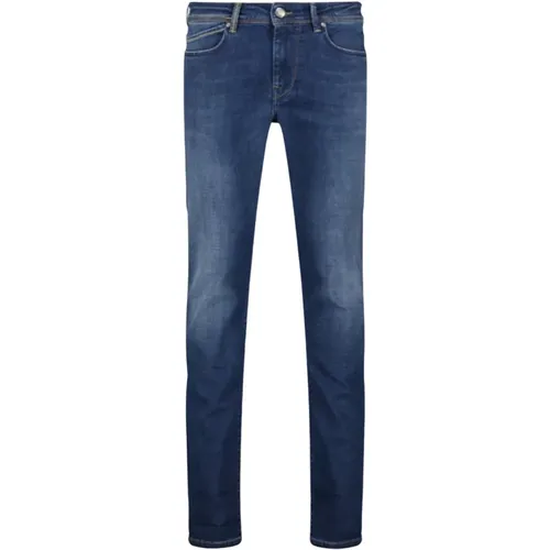 Slim Fit Zip Pocket Jeans , male, Sizes: W30, W36, W38, W31, W40 - Re-Hash - Modalova