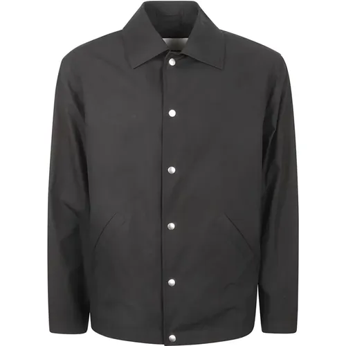 Stylish Lightweight Cotton Poplin Jacket , male, Sizes: L, S, M - Jil Sander - Modalova