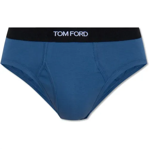 Bottoms, male, , Size: S Briefs with logo - Tom Ford - Modalova