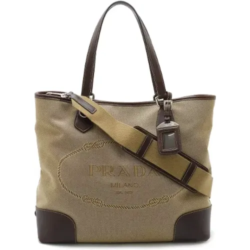 Pre-owned Canvas totes , female, Sizes: ONE SIZE - Prada Vintage - Modalova