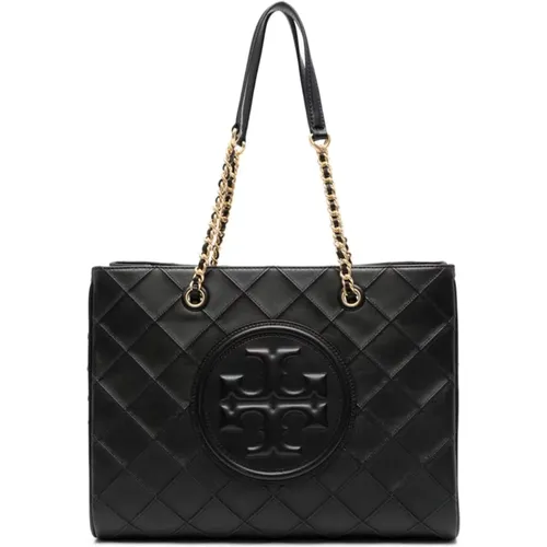 Diamond Pattern Leather Bag , female, Sizes: ONE SIZE - TORY BURCH - Modalova