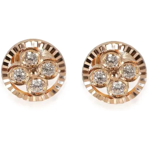 Pre-owned Rose Gold earrings , female, Sizes: ONE SIZE - Louis Vuitton Vintage - Modalova