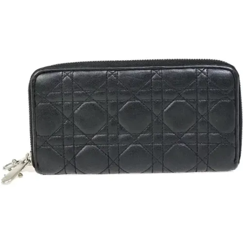 Pre-owned Wallets, female, , Size: ONE SIZE Pre-owned Leather wallets - Dior Vintage - Modalova