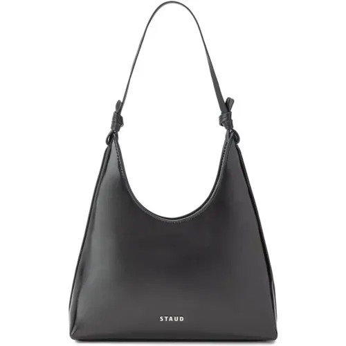 Leather Knot Handle Shoulder Bag , female, Sizes: ONE SIZE - Staud - Modalova