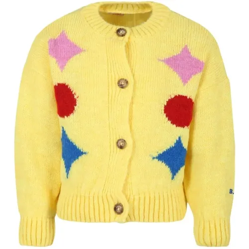 Gelber Strick Cardigan Pullover - Bobo Choses - Modalova