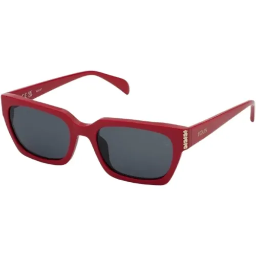 Rote Acetat-Sonnenbrille für Frauen - TOUS - Modalova