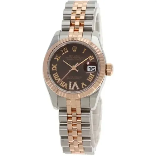 Pre-owned Rose Gold watches , female, Sizes: ONE SIZE - Rolex Vintage - Modalova