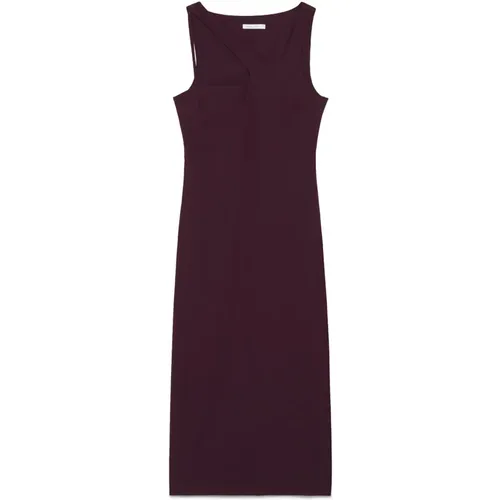 Kleid Essential Stretch-Jersey ärmelloses Kleid , Damen, Größe: S - PATRIZIA PEPE - Modalova
