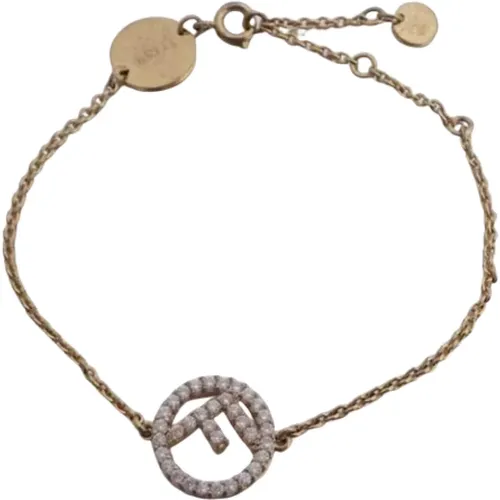 Pre-owned Silver bracelets , female, Sizes: ONE SIZE - Fendi Vintage - Modalova