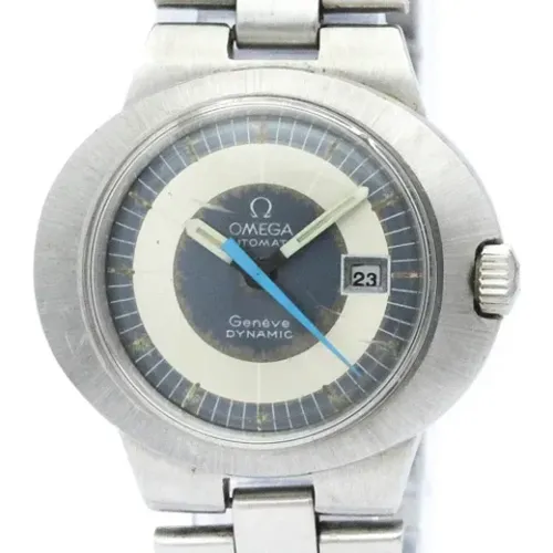 Pre-owned Stainless Steel watches , female, Sizes: ONE SIZE - Omega Vintage - Modalova