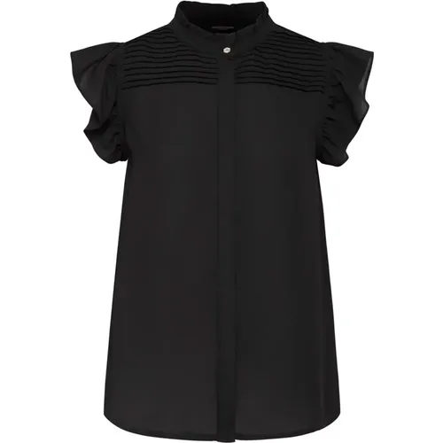 Schwarzes CamillaBBNicole Shirt , Damen, Größe: L - Bruuns Bazaar - Modalova