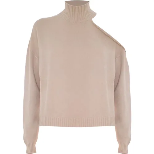 Cold Shoulder Pullover , Damen, Größe: L - Kocca - Modalova