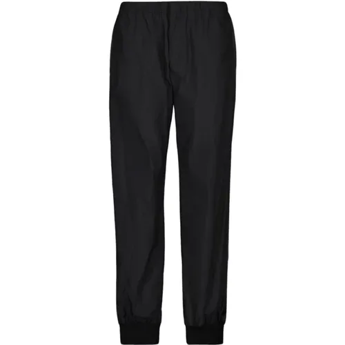 Sweatpants, male, , Size: L Silk and nylon jogging pants - Prada - Modalova