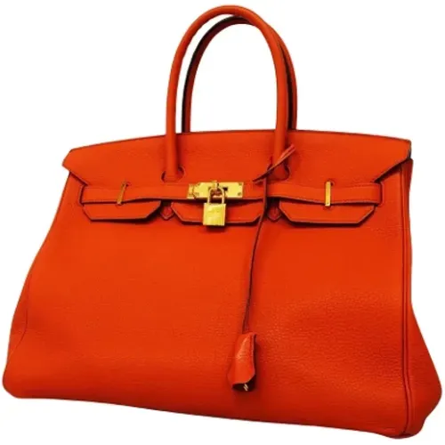 Pre-owned Leather handbags , female, Sizes: ONE SIZE - Hermès Vintage - Modalova