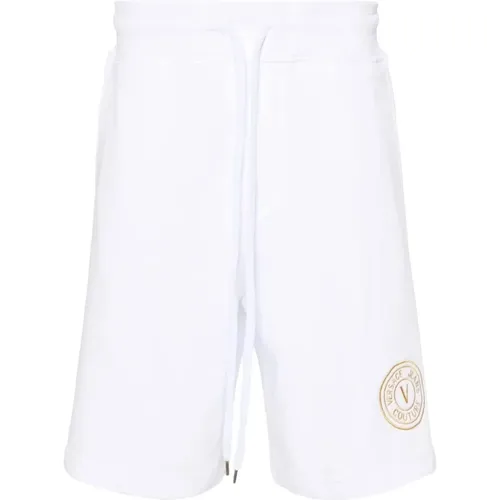 Mens Clothing Shorts Ss24 , male, Sizes: L, M - Versace Jeans Couture - Modalova