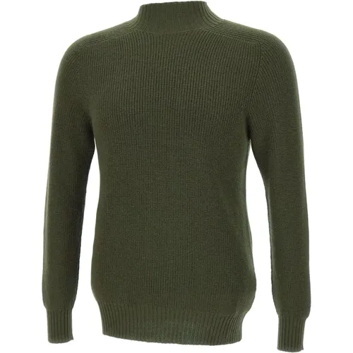 Turtlenecks, male, , Size: L Wool Sweater Rain Wool Line - Gran Sasso - Modalova