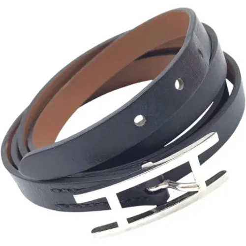 Pre-owned Jewellery, female, , Size: ONE SIZE Pre-owned Leather belts - Hermès Vintage - Modalova