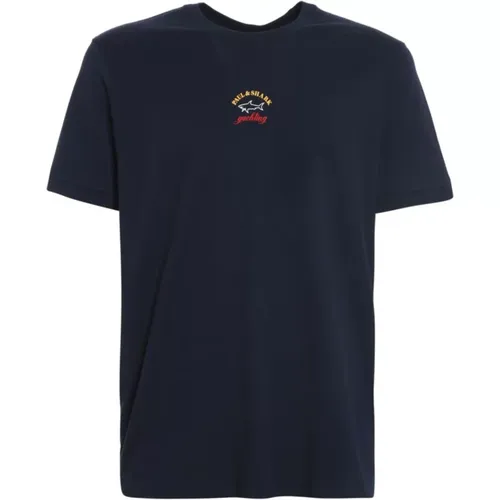 T-Shirt e Polo C0P1096 013 , male, Sizes: XL, M, 3XL, L, 2XL - PAUL & SHARK - Modalova