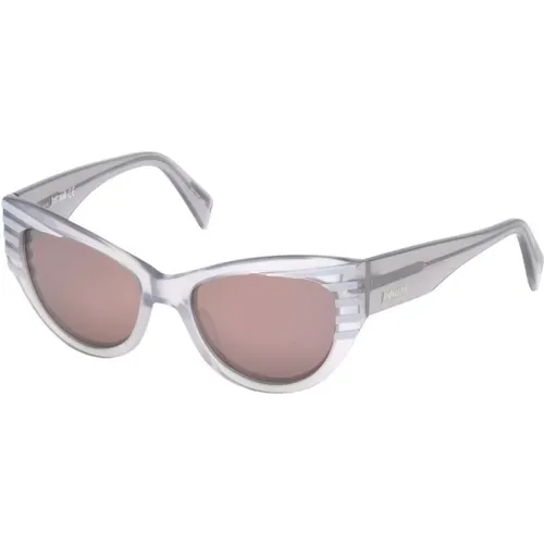 Lila und Graue Kunststoff-Sonnenbrille - Just Cavalli - Modalova