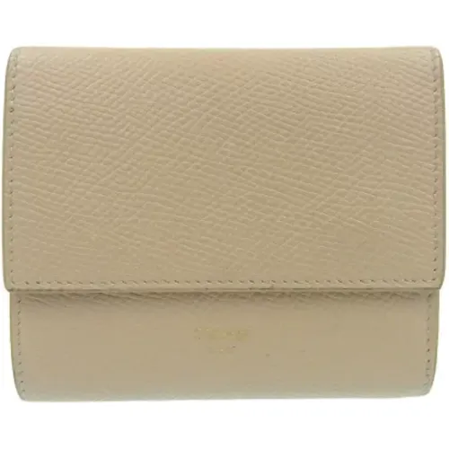 Pre-owned Wallets, unisex, , Size: ONE SIZE Pre-owned Leather wallets - Celine Vintage - Modalova