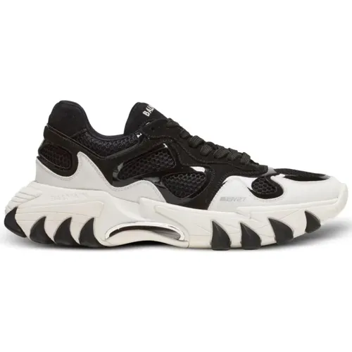 Rubberized Casual Trainers , male, Sizes: 9 UK - Balmain - Modalova