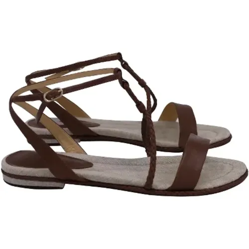 Pre-owned Sandals, female, , Size: 6 1/2 US Pre-owned Leather sandals - Alexandre Birman Pre-owned - Modalova