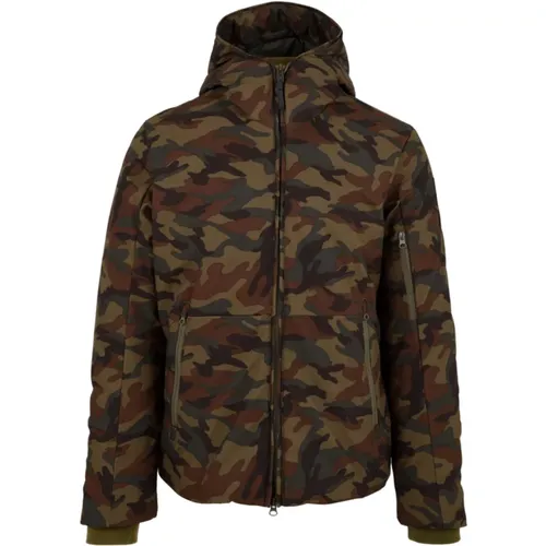 Wind Jackets, male, , Size: M Jm4506 Tac5C 359 Olive Coat - BomBoogie - Modalova