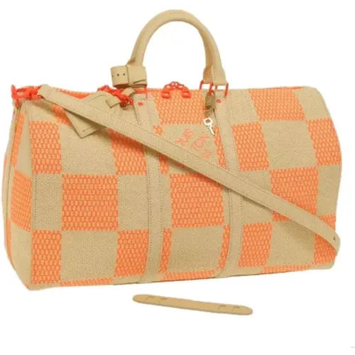 Pre-owned Weekend Bags, female, , Size: ONE SIZE Pre-owned Canvas louis-vuitton-bags - Louis Vuitton Vintage - Modalova