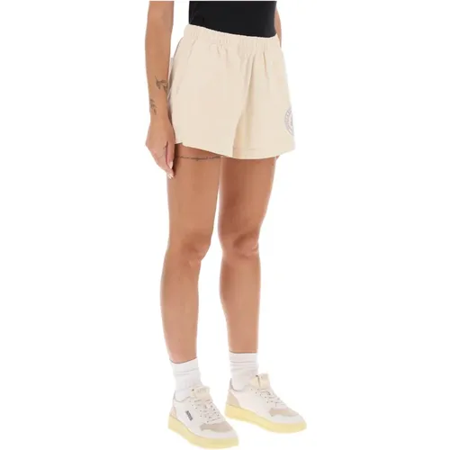 Lion Crest Disco Jersey Shorts - Sporty & Rich - Modalova