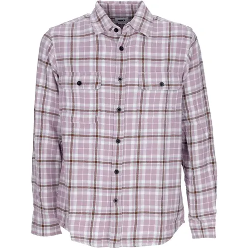 Checked Flannel Long Sleeve Shirt , male, Sizes: L, S, M, XL - Obey - Modalova