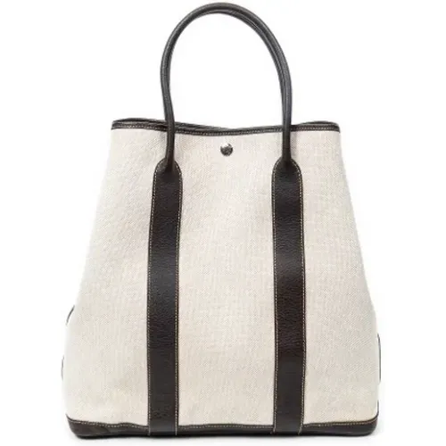 Pre-owned Tote Bags, female, , Size: ONE SIZE Pre-owned Canvas handbags - Hermès Vintage - Modalova