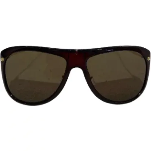 Pre-owned Accessories, female, , Size: ONE SIZE Pre-owned Plastic sunglasses - Gucci Vintage - Modalova