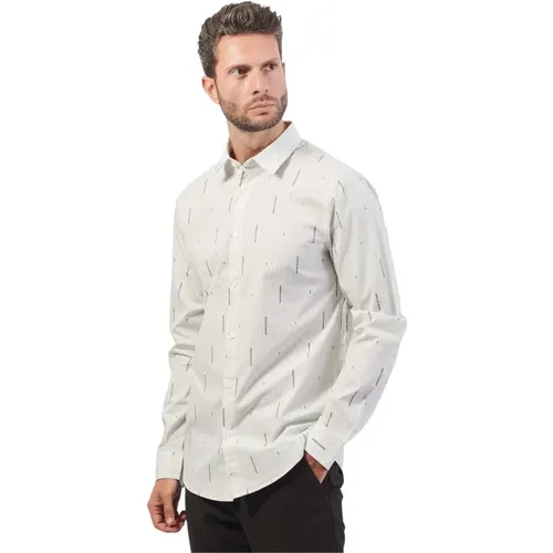 Casual Poplin Cotton Shirt , male, Sizes: S, 2XL, XL, L, M - Armani Exchange - Modalova