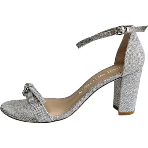 Sparkling Bow Sandals , female, Sizes: 6 UK, 4 1/2 UK, 3 1/2 UK, 4 UK - Stuart Weitzman - Modalova