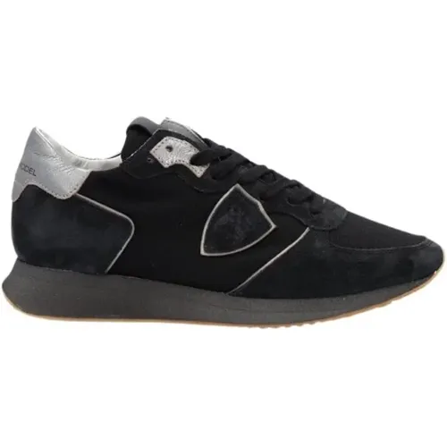 Schwarze Trpx Low Top Sneakers , Damen, Größe: 35 EU - Philippe Model - Modalova