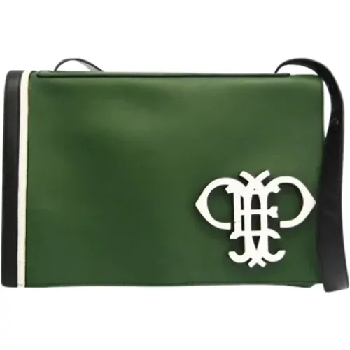 Pre-owned Cross Body Bags, female, , Size: ONE SIZE Pre-owned Leather shoulder-bags - Emilio Pucci Pre-owned - Modalova