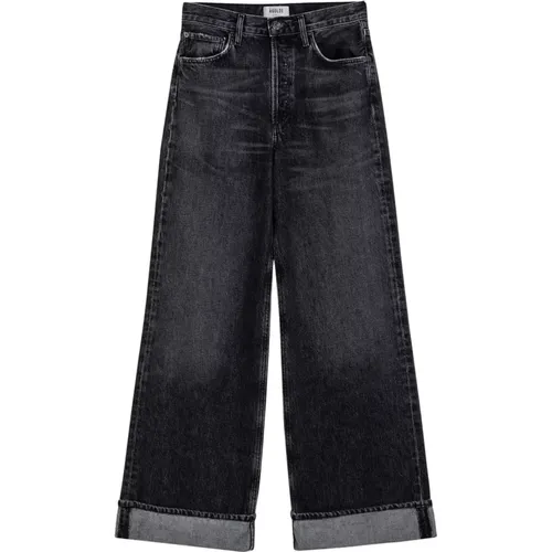 Palazzo Style Jeans , Damen, Größe: W28 - Agolde - Modalova