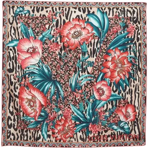 Pre-owned Scarves, female, , Size: ONE SIZE Pre-owned Silk scarves - Louis Vuitton Vintage - Modalova