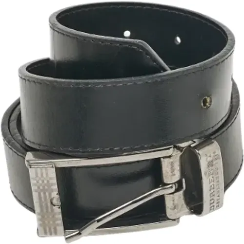 Pre-owned Belts, female, , Size: ONE SIZE Pre-owned Leather belts - Burberry Vintage - Modalova