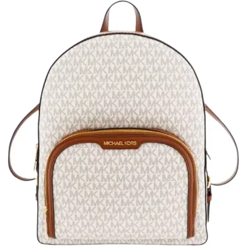 Backpacks, unisex, , Size: ONE SIZE Canvas Vanilla Jaycee Backpack - Michael Kors - Modalova