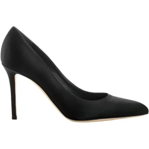 Schwarze Lederpumps , Damen, Größe: 35 EU - giuseppe zanotti - Modalova