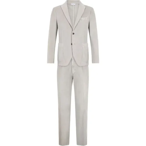 Single Breasted Suits, male, , Size: 2XL Two-Button Suit - Boglioli - Modalova